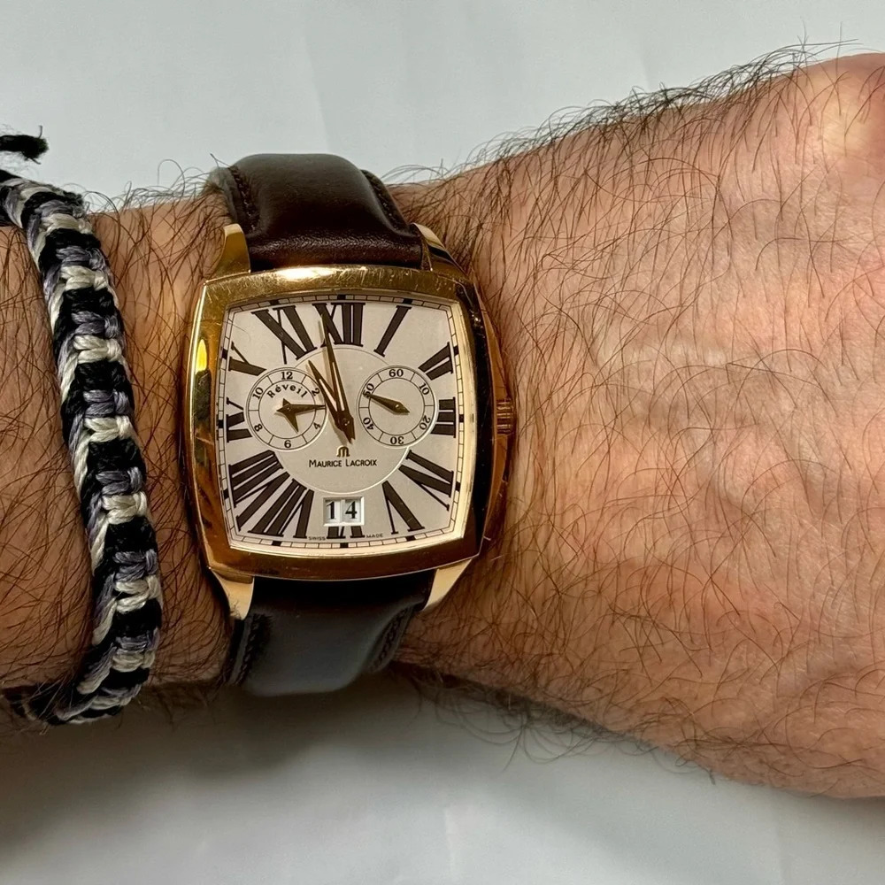 Maurice Lacroix Miros Gold Watch - Picture 5 of 6